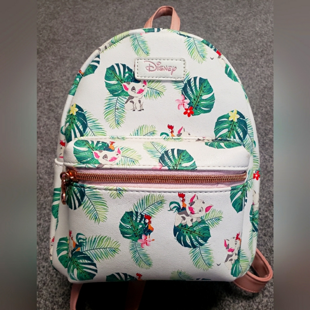 Loungefly Pua and Hei-Hei tropical mini backpack